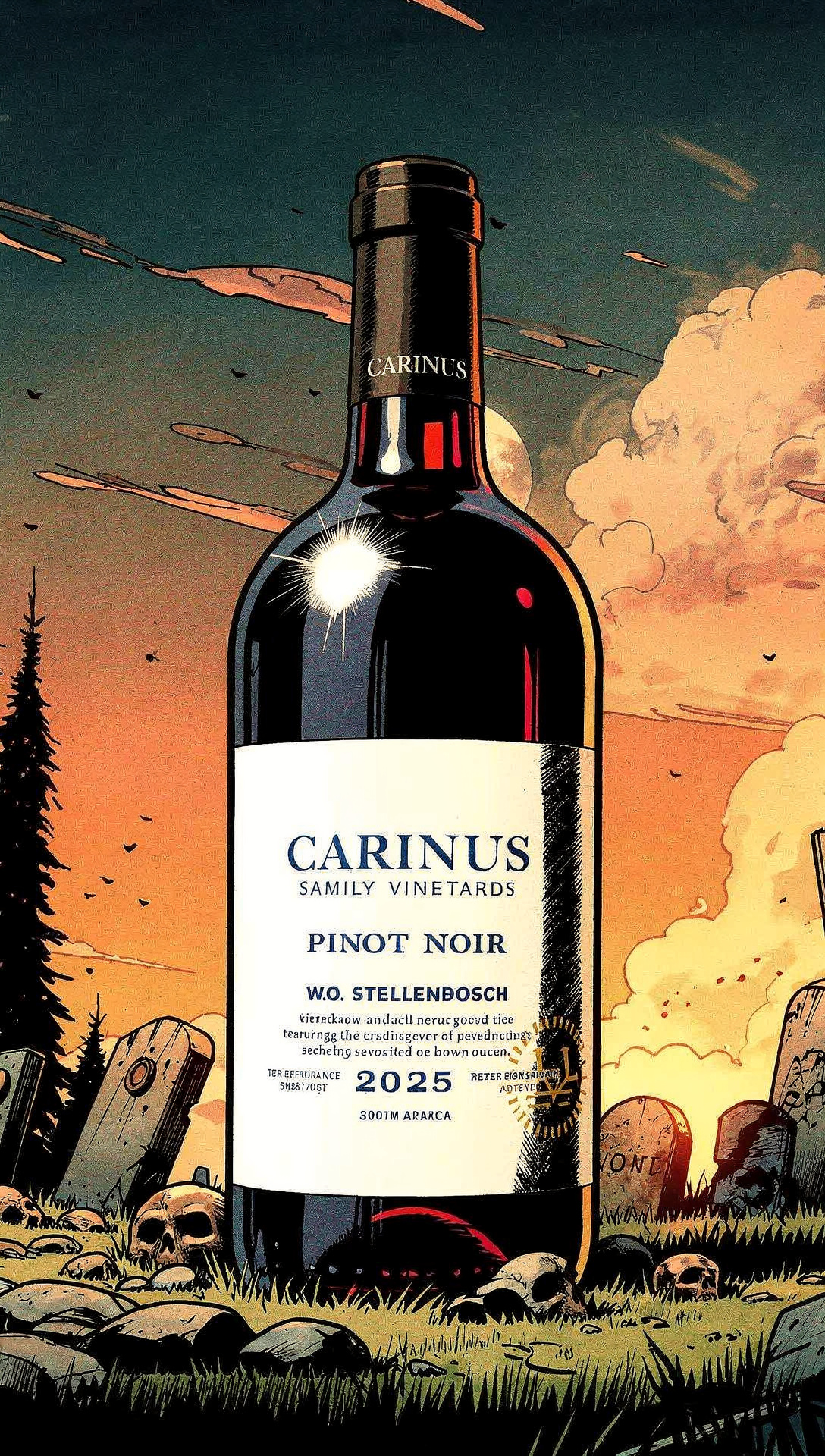 Carinus Pinot Noir 2025 bottle
