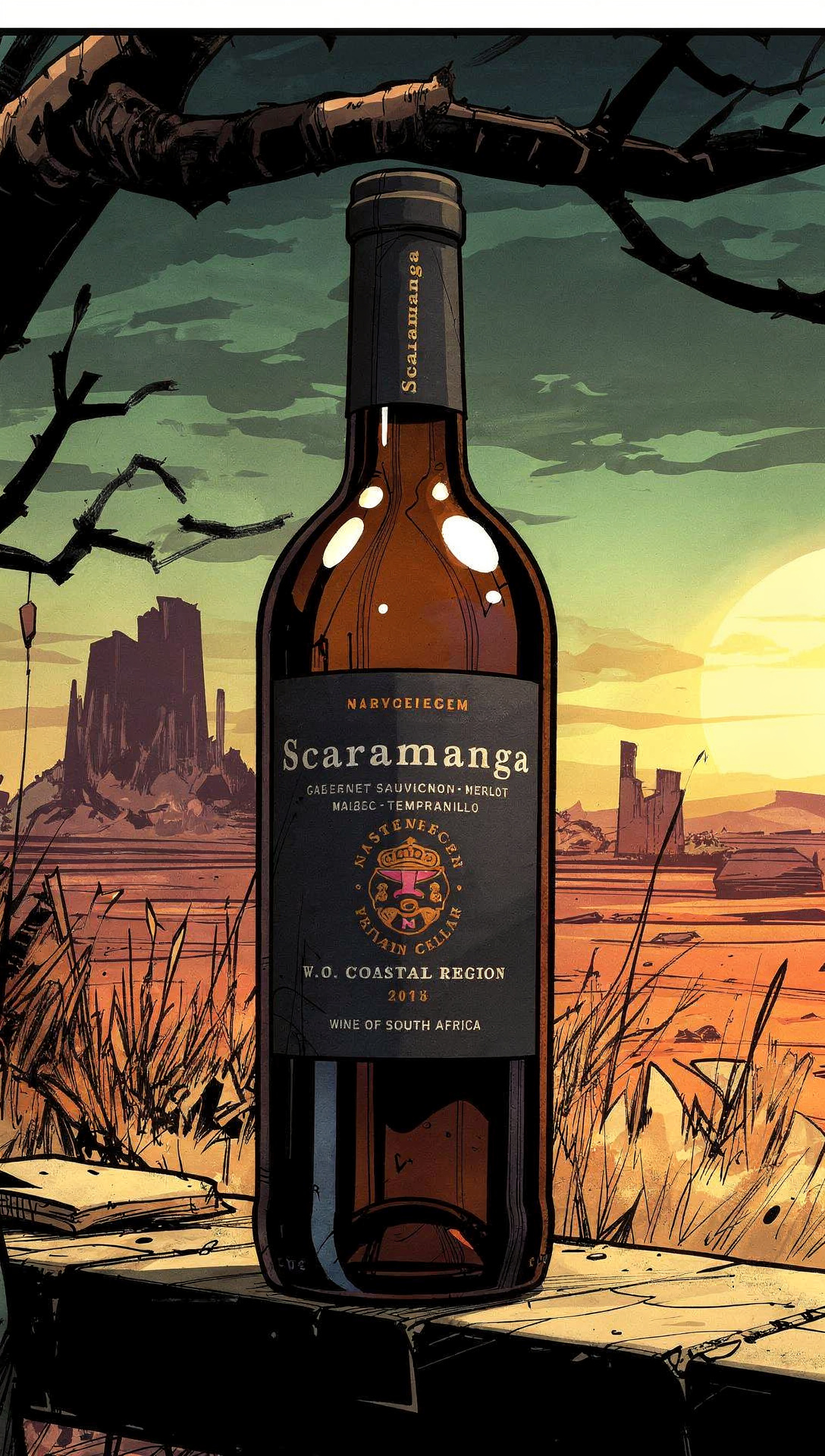 Nabygelegen Scaramanga Red Blend 2024 bottle