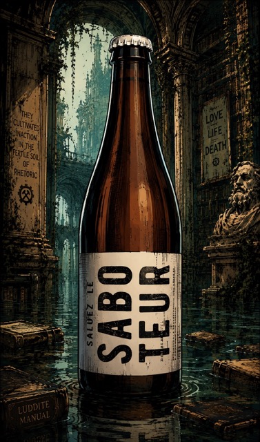 Luddite Saboteur White 2024 bottle
