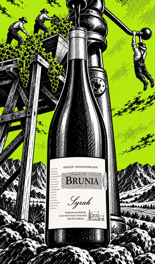 Brunia Syrah 2023 bottle