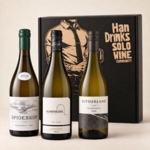 Three Elgin Chardonnays in a HanDrinksSolo gift box