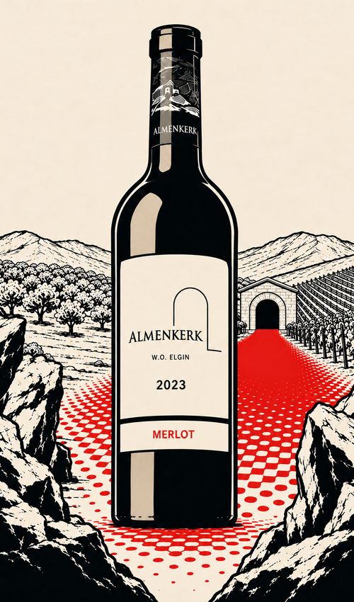Almenkerk Merlot 2023 bottle